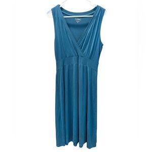 L.L. Bean Teal Maxi Dress